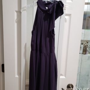 Express Size 2 Purple Dress with Neck Tie